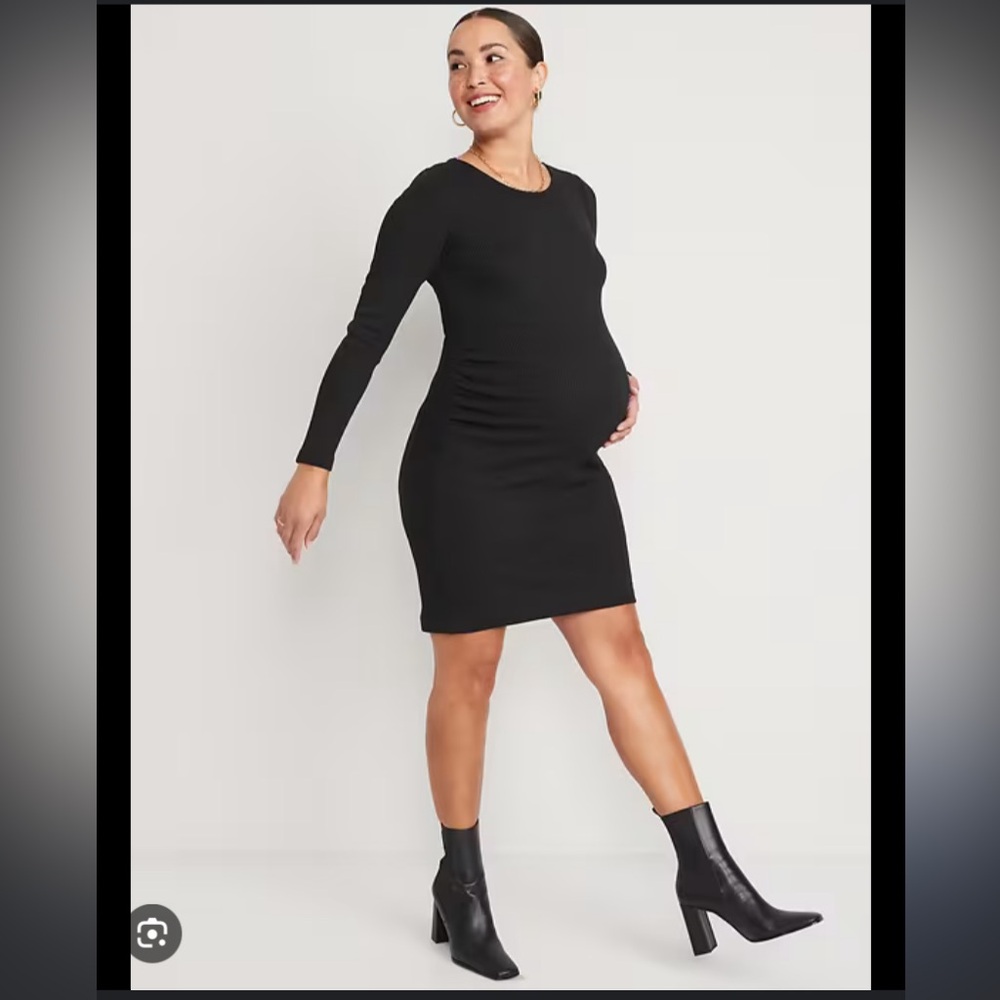 Old Navy black maternity dress